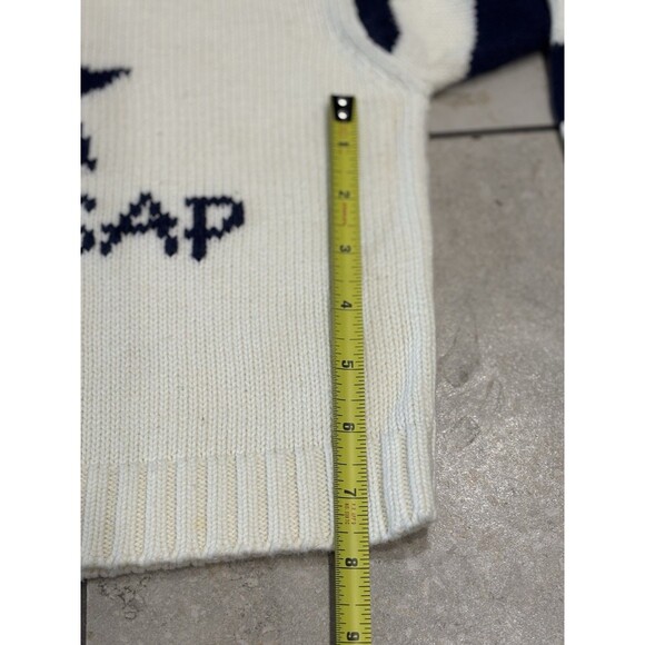 Baby GAP Knit Sweater with Star and Striped Sleeves - Picture 7 of 8